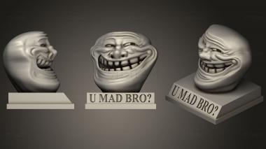 3D model Trollface Bust (STL)